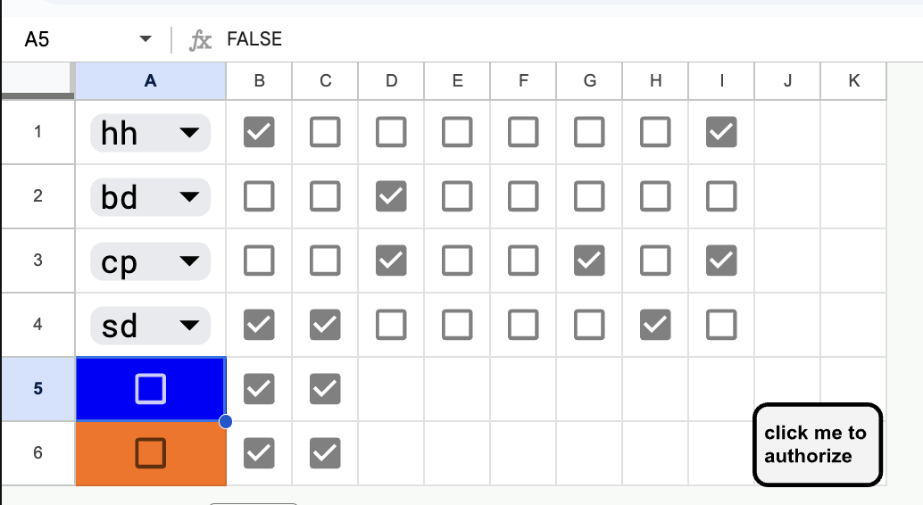 Google Sheet Drum Machine
